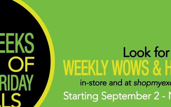 BXs, PXs and ShopMyExchange.com Kicking Off Three Months of Black Friday Savings