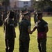 Headquarters Battalion, Marine Forces Reserve, recognizes Marines during battalion formation