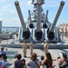 Naval Museum hosts a promotion ceremony aboard Battleship Wisconsin