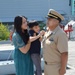 Promotion ceremony aboard the Battleship Wisconsin