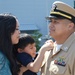 Promotion ceremony aboard the Battleship Wisconsin