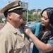 Promotion ceremony aboard the Battleship Wisconsin