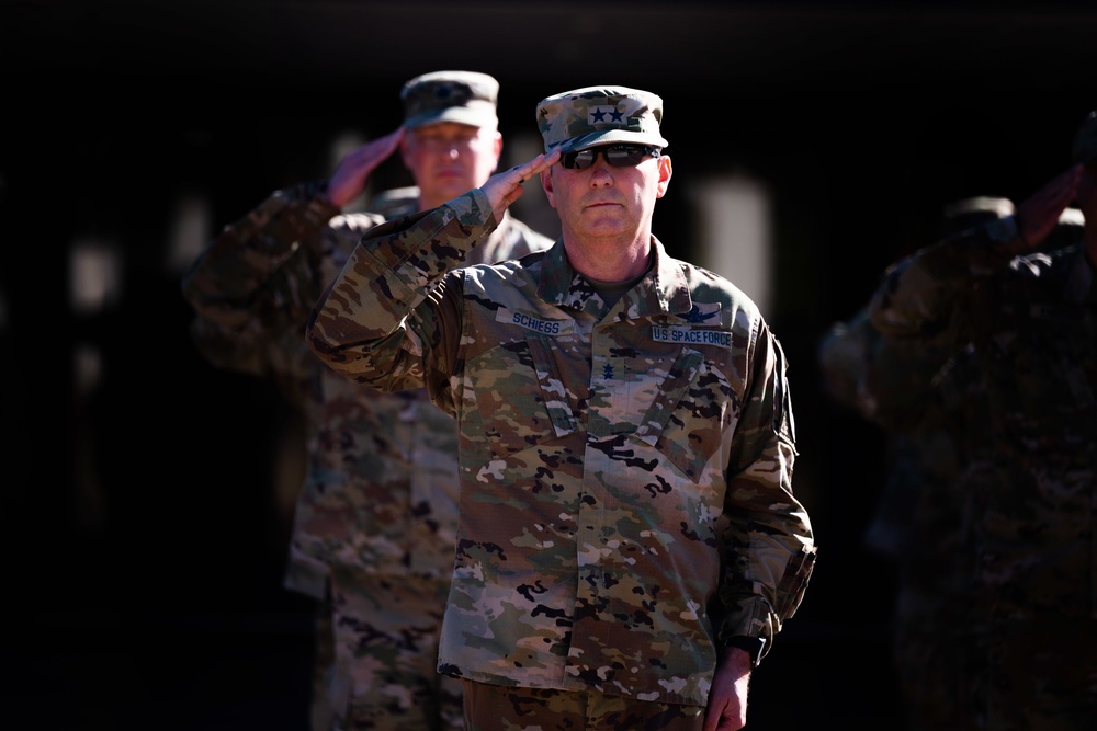 Schiess leads CFSCC Retreat ceremony