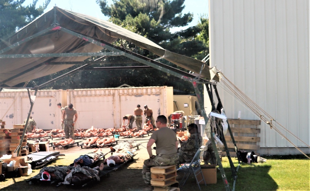 Operations for 2022 Global Medic Exercise at Fort McCoy