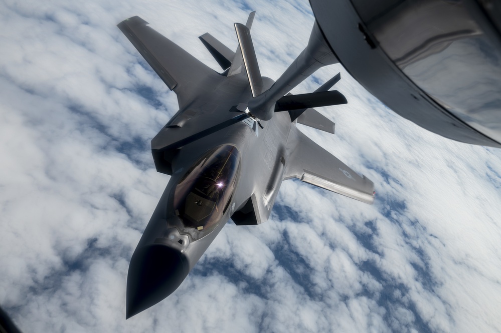 Fairchild Fuels Air Force F-35s during Navy Gray Flag