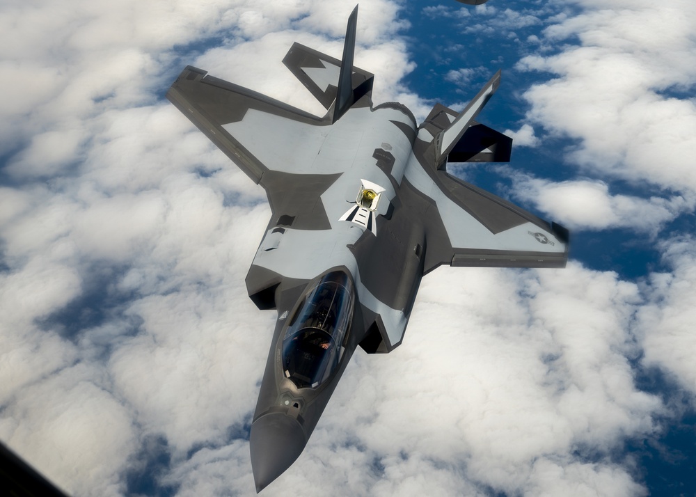 Fairchild Fuels Air Force F-35s during Navy Gray Flag