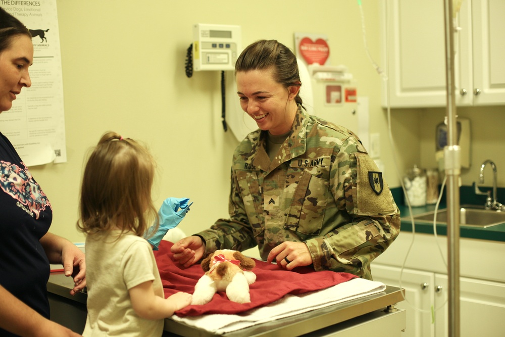 Stitched with Love: Fort Bragg Veterinary Medical Center hosts open house, Teddy Bear Clinic