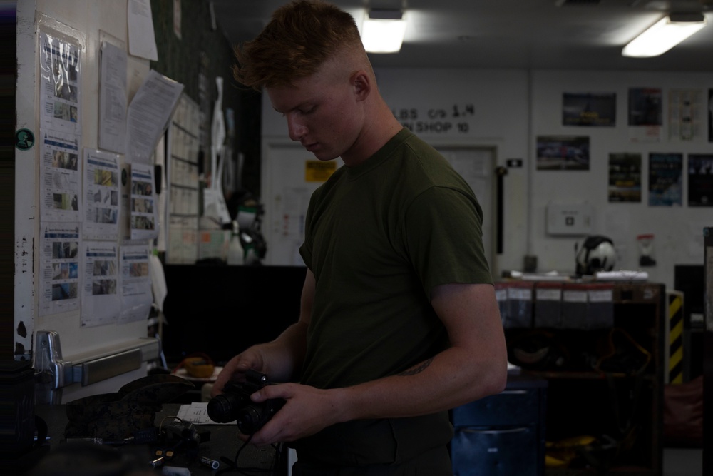 Flight Equipment Technicians prepare gear