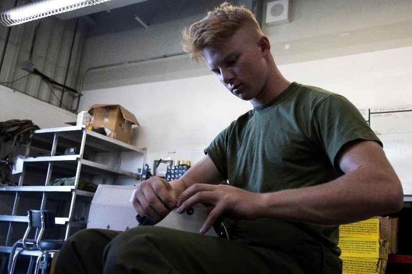 Flight Equipment Technicians prepare gear