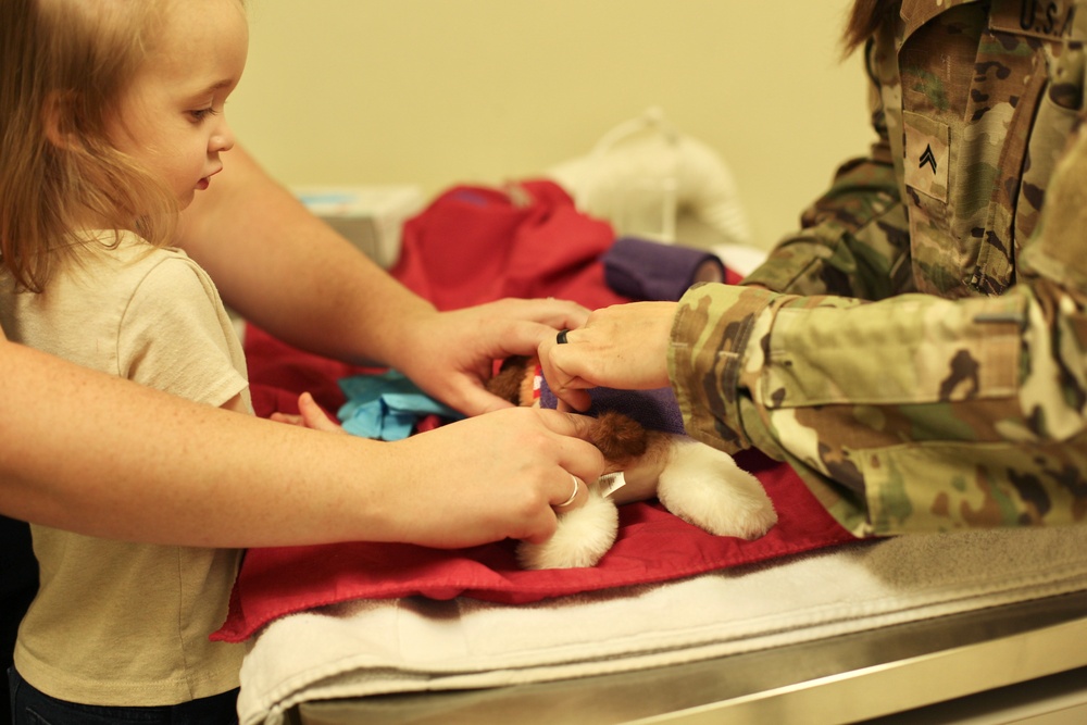 Stitched with Love: Fort Bragg Veterinary Medical Center hosts open house, Teddy Bear Clinic