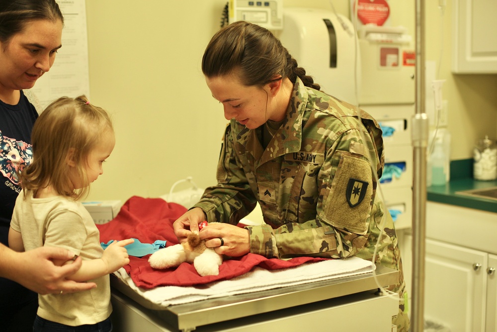 Stitched with Love: Fort Bragg Veterinary Medical Center hosts open house, Teddy Bear Clinic