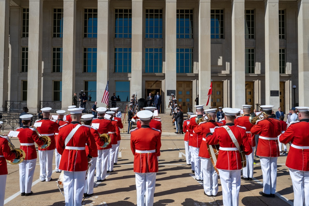 Secretary Austin hosts Danish Defense Minister Morten Bodskov