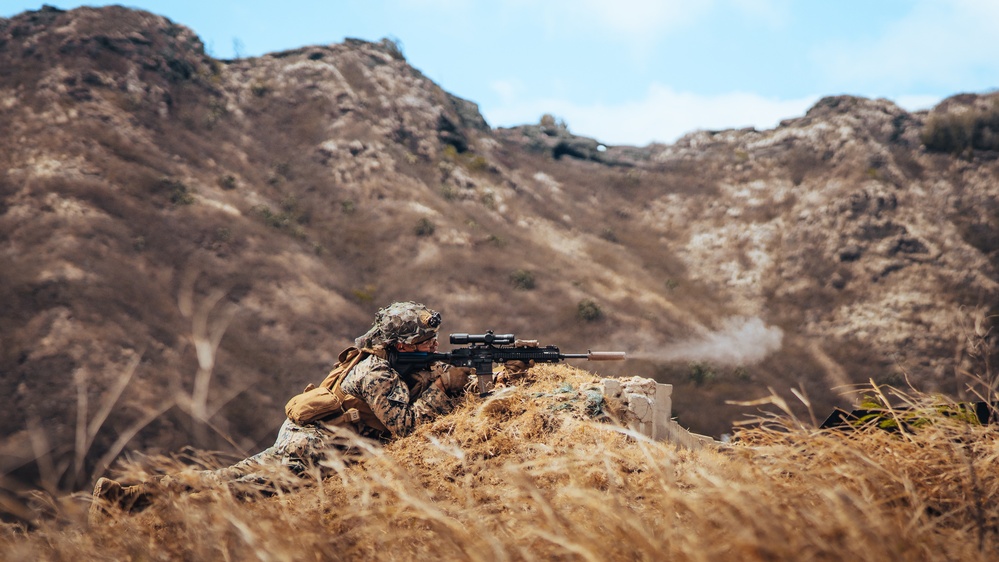 3d LCT Marines Execute Live-Fire Range During Bougainville I