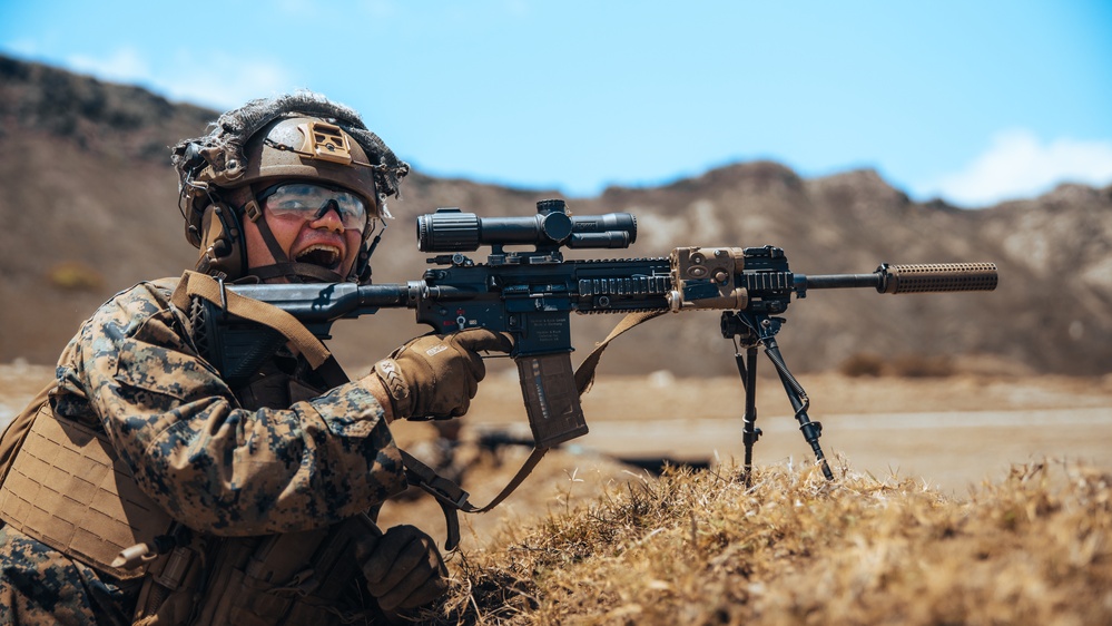 3d LCT Marines Execute Live-Fire Range During Bougainville I