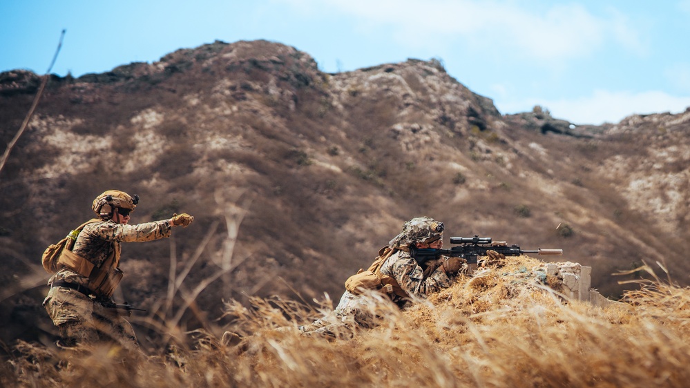 3d LCT Marines Execute Live-Fire Range During Bougainville I