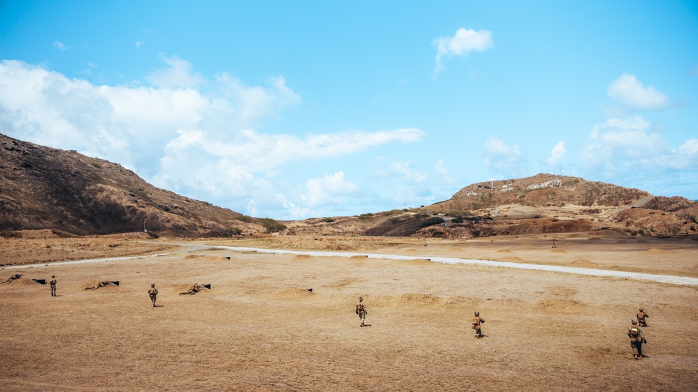 3d LCT Marines Execute Live-Fire Range During Bougainville I