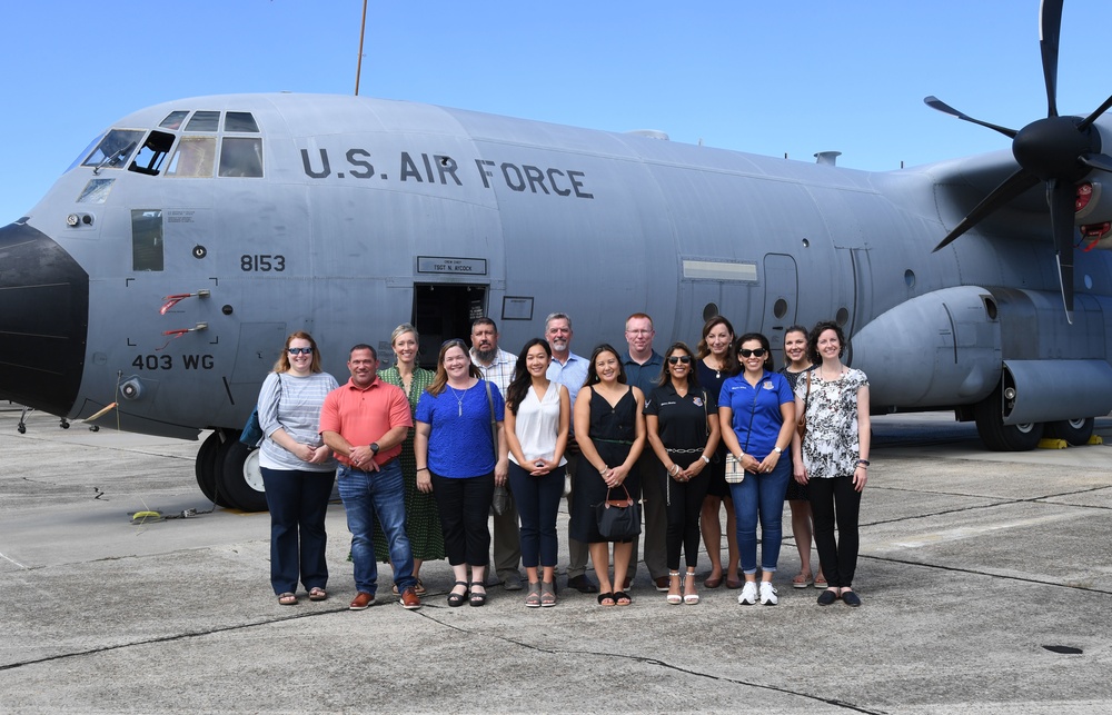 Keesler spouses receive base tour