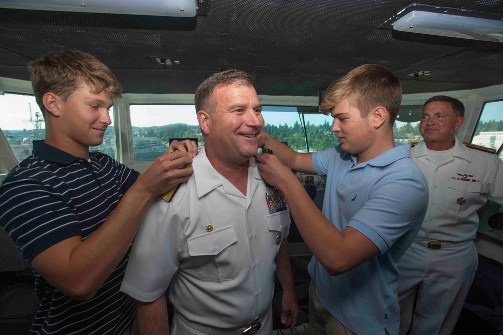 Rear Admiral (Upper Half) Christopher Sweeney is Promoted