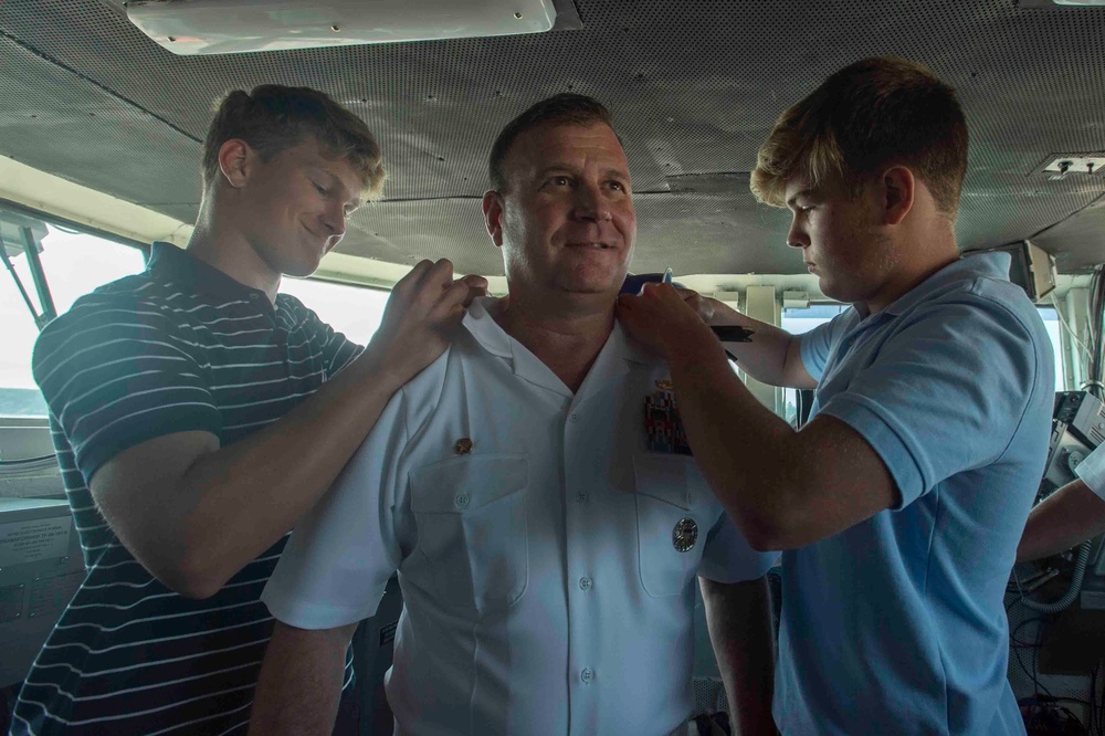 Rear Admiral (Upper Half) Christopher Sweeney is Promoted