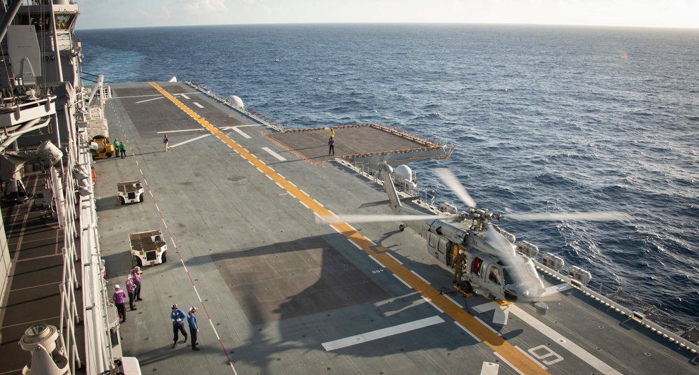 USS America Sailors Conduct Flight Operations