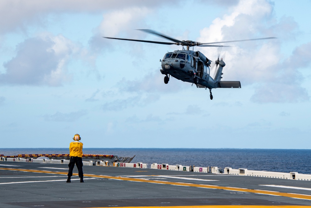 DVIDS - Images - USS America (LHA 6) Conducts Flight Operations with ...