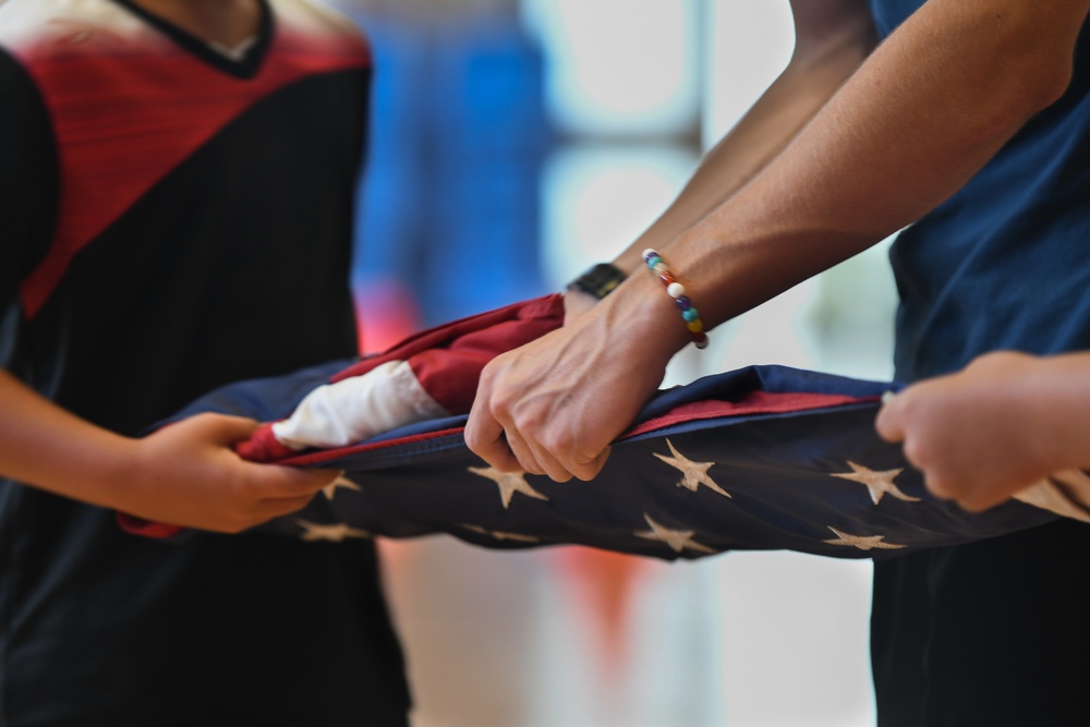 JROTC conducts flag detail