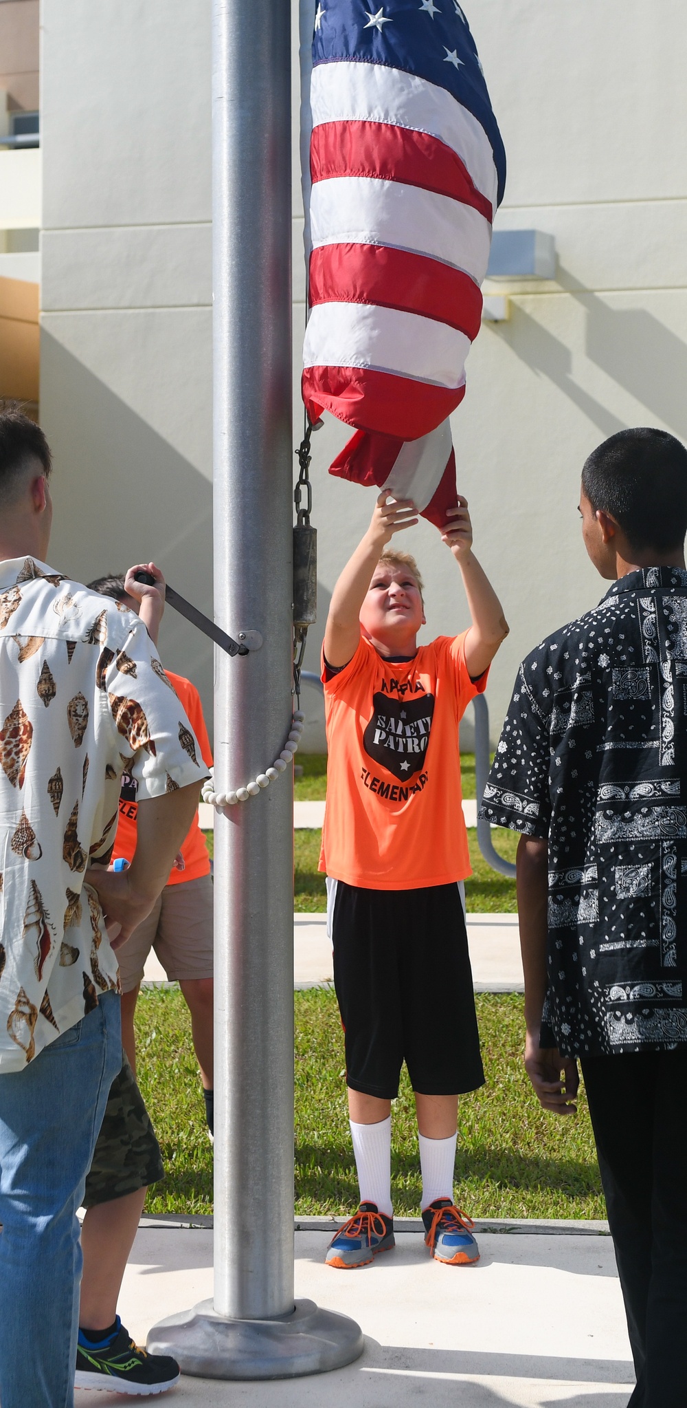 JROTC conducts flag detail