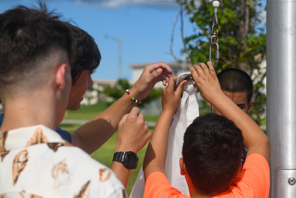 JROTC conducts flag detail