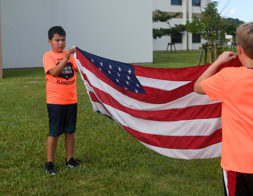 JROTC conducts flag detail