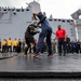 USS Arlington Sailors take on security reaction force training