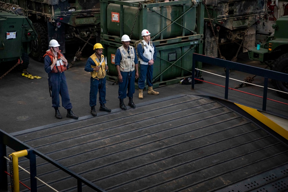 USS Arlington landing craft utility amphibious operations