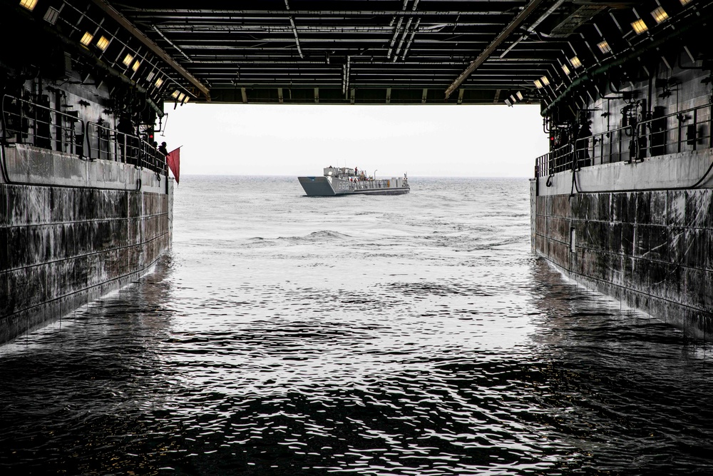 USS Arlington landing craft utility amphibious operations