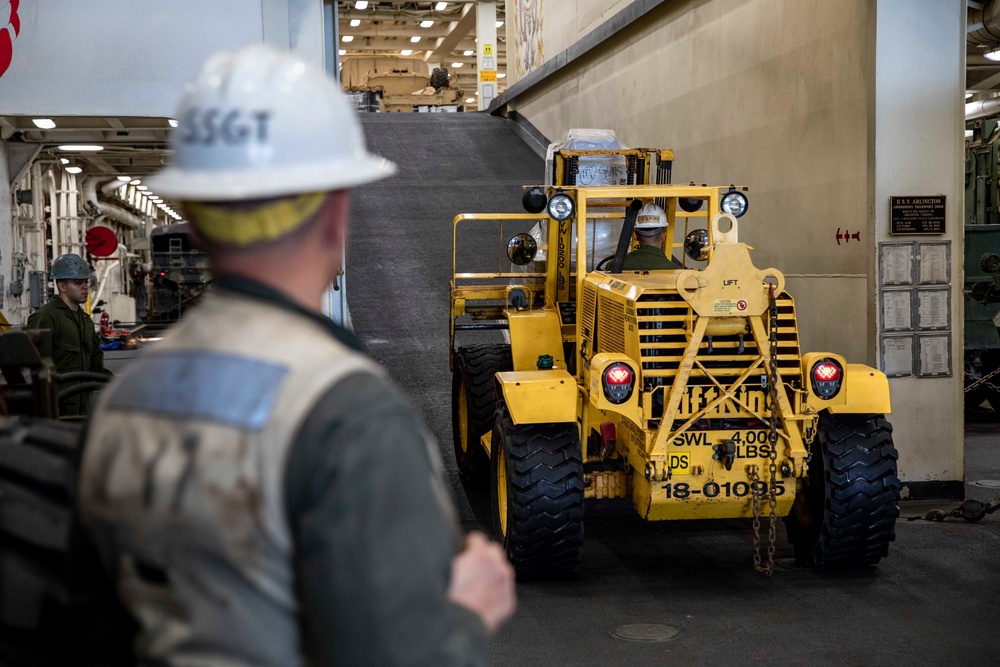 USS Arlington landing craft utility amphibious operations