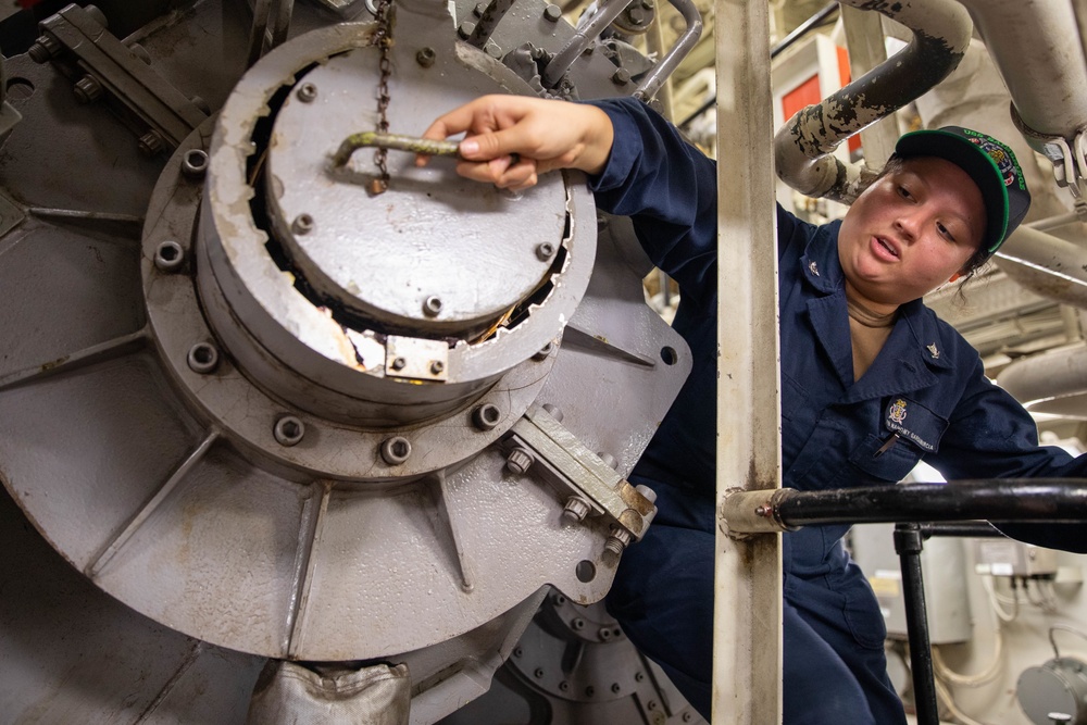 The USS Bainbridge is on a scheduled deployment in the U.S. Naval Forces Europe area of operations, employed by U.S. Sixth Fleet to defend U.S., Allied and Partner interests.