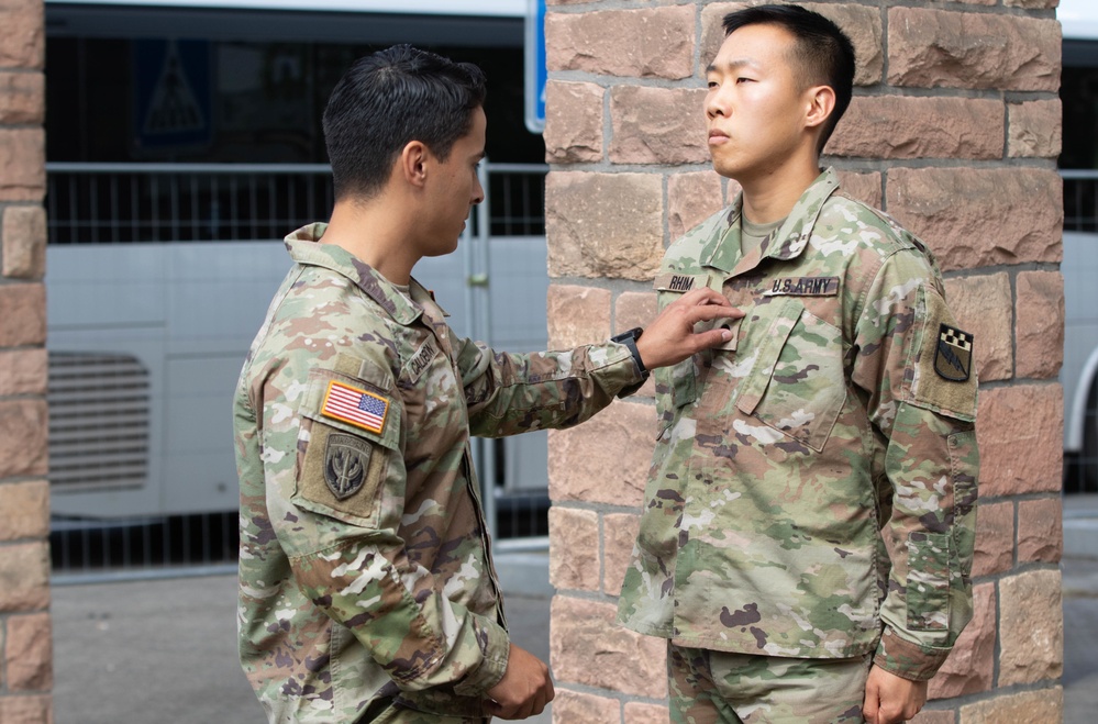 525TH Expeditionary Military Intelligence Brigade holds promotion ceremony