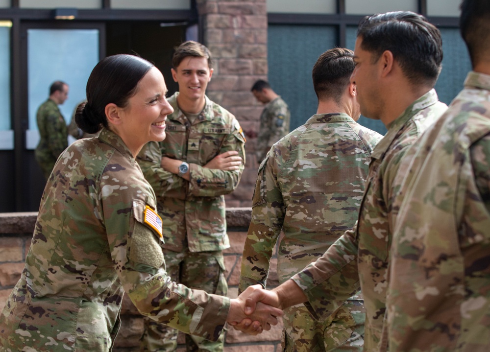 525TH Expeditionary Military Intelligence Brigade holds promotion ceremony