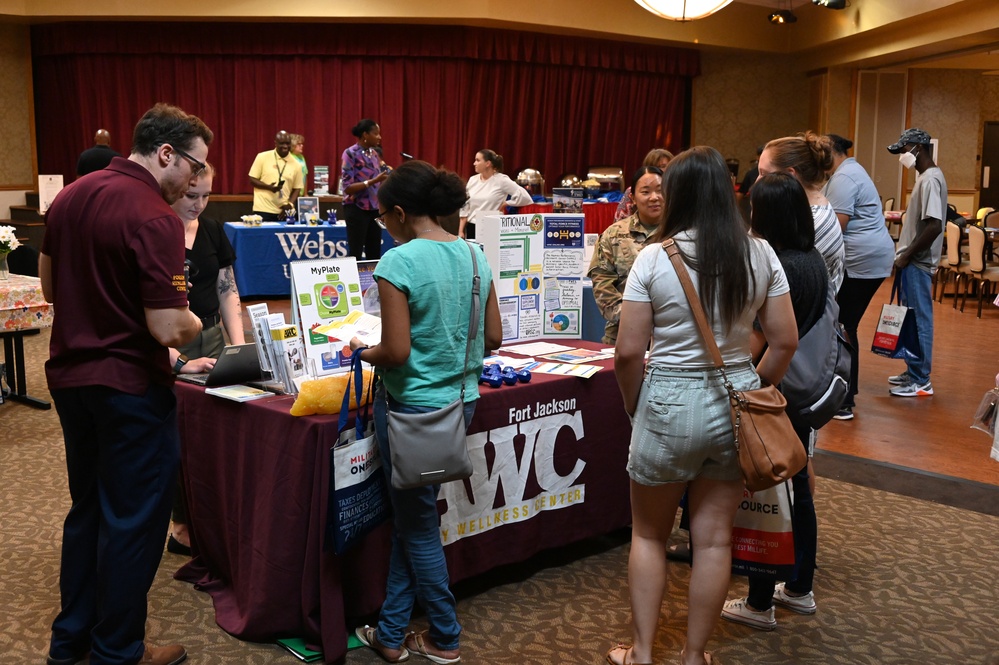 Spouses enjoy night of information, fun