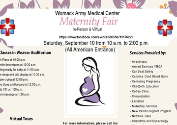 Fort Bragg Maternity Fair returns to in person