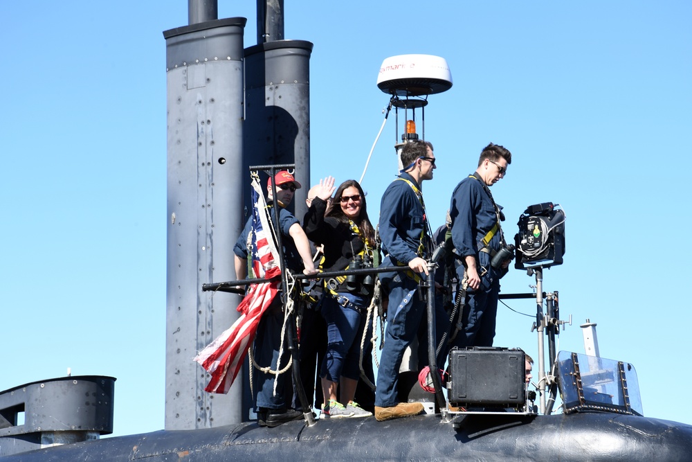 USS San Juan ombudsman honored with a ride