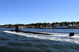 USS San Juan (SSN 751) returns from routine operations to Naval Submarine Base New London