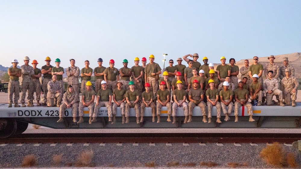 2nd Transportation Battalion and 1st Landing Support Battalion conduct railhead operations