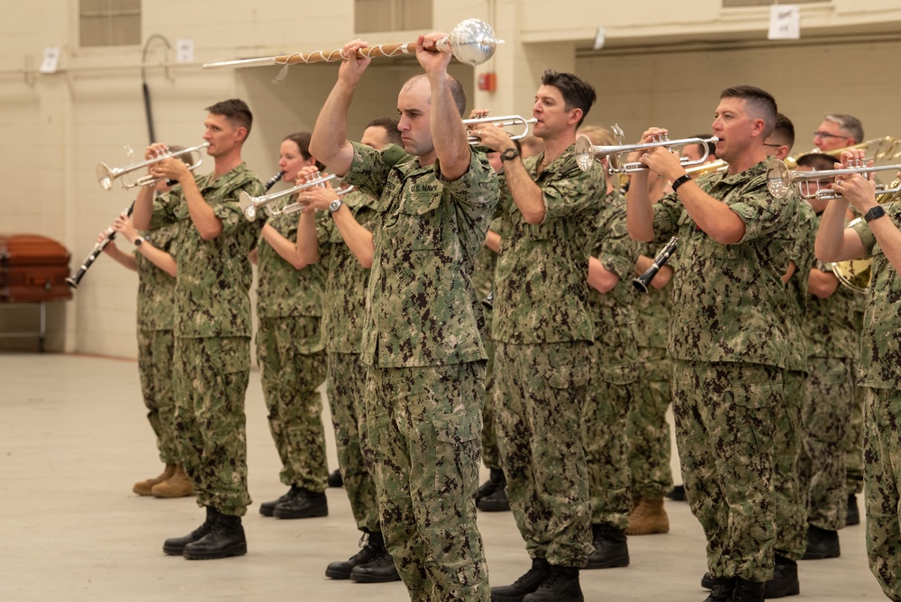 U.S. Navy Band rehearses for Norway Tattoo