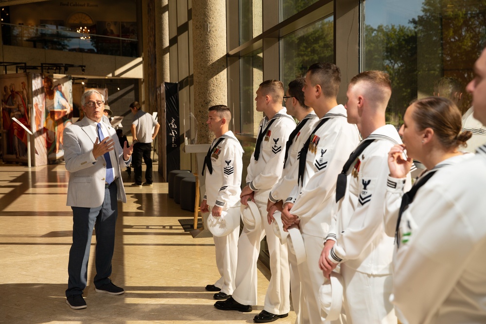 USS Gerald R. Ford (CVN 78) Namesake Visit