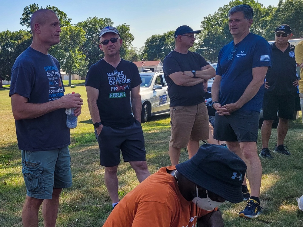 Basic military training commander completes first Iowa ride with Air Force Cycling Team