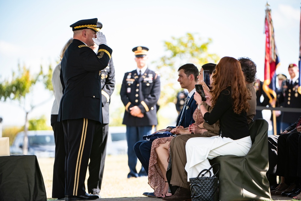 Military Funeral Honors with Funeral Escort are Conducted for U.S. Army Lt. Col. James Megellas in Section 75