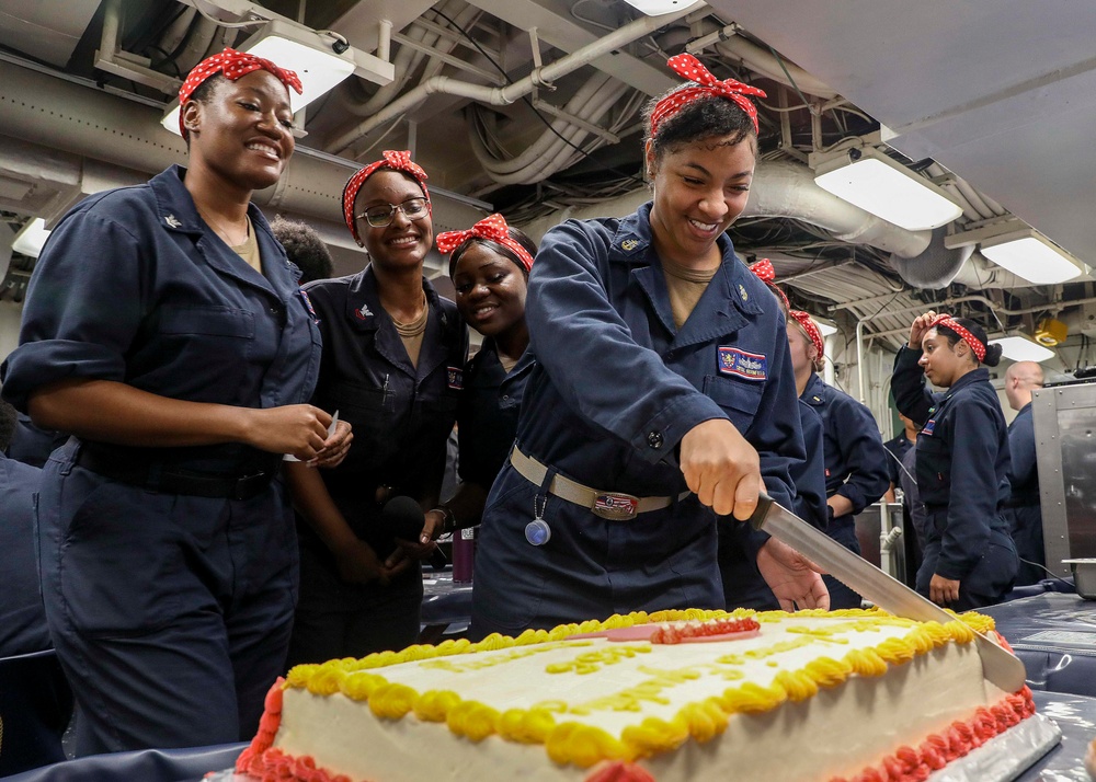 USS Barry (DDG 52) Celebrates Women's Equality Day