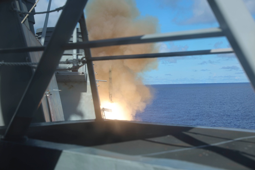 USS Barry (DDG 52) Conducts Missile Exercise