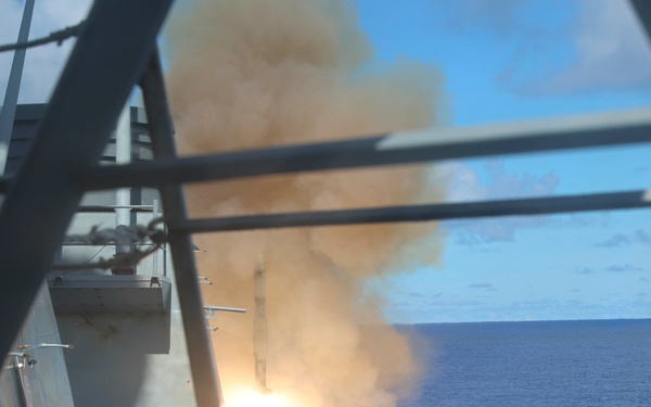 USS Barry (DDG 52) Conducts Missile Exercise