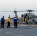 USS America (LHA 6) Conducts Vertical Replenishment Exercise With Helicopter Sea Combat (HSC) Squadron 25