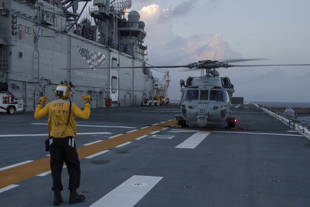 USS America Conducts Flight Ops